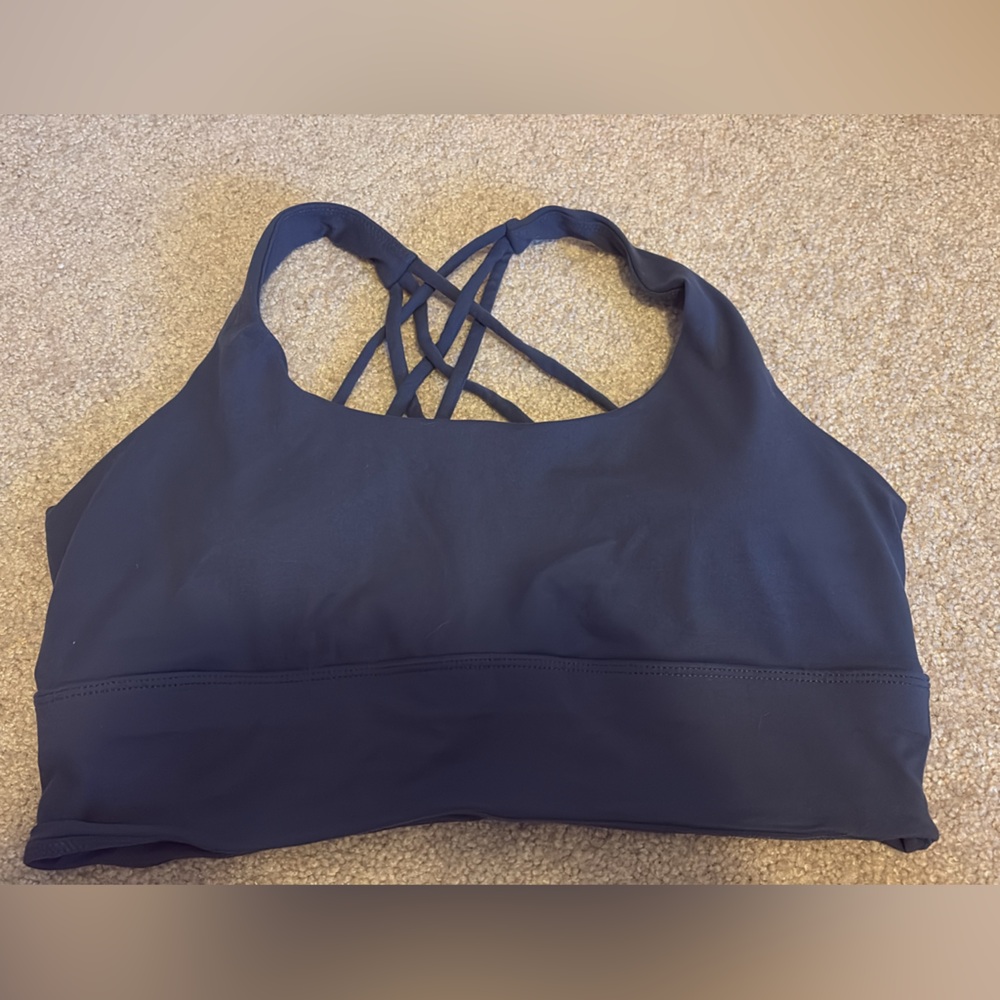 Navy Strappy Sports Bra - Women Intimates & Sleepwear